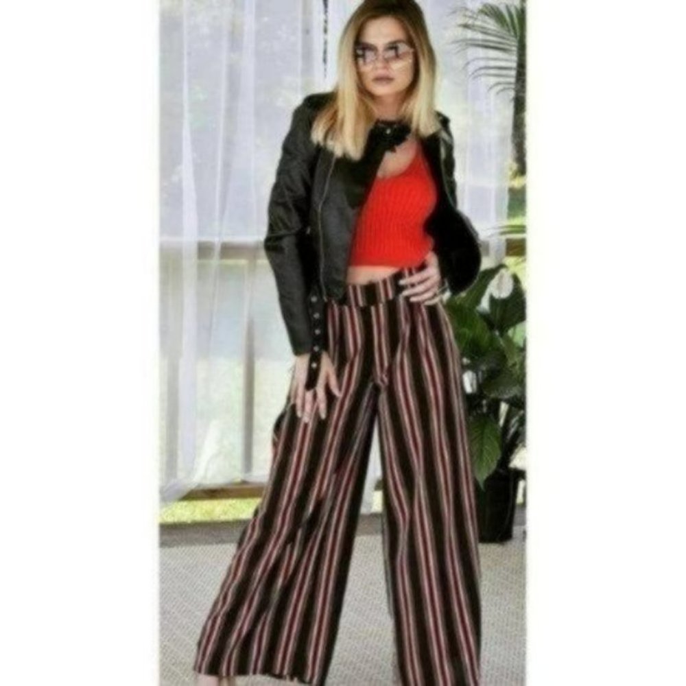 🆕Striped Wide Leg Pants